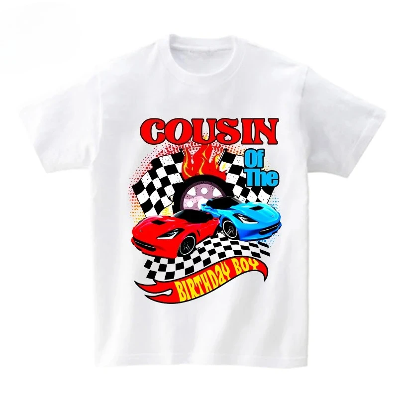 4th Birthday Boy Tshirt Family Matching Outfits Birthday Party T Shirt Kids Outfit Custom Name T Shirt Clothes 1234567 Years Old