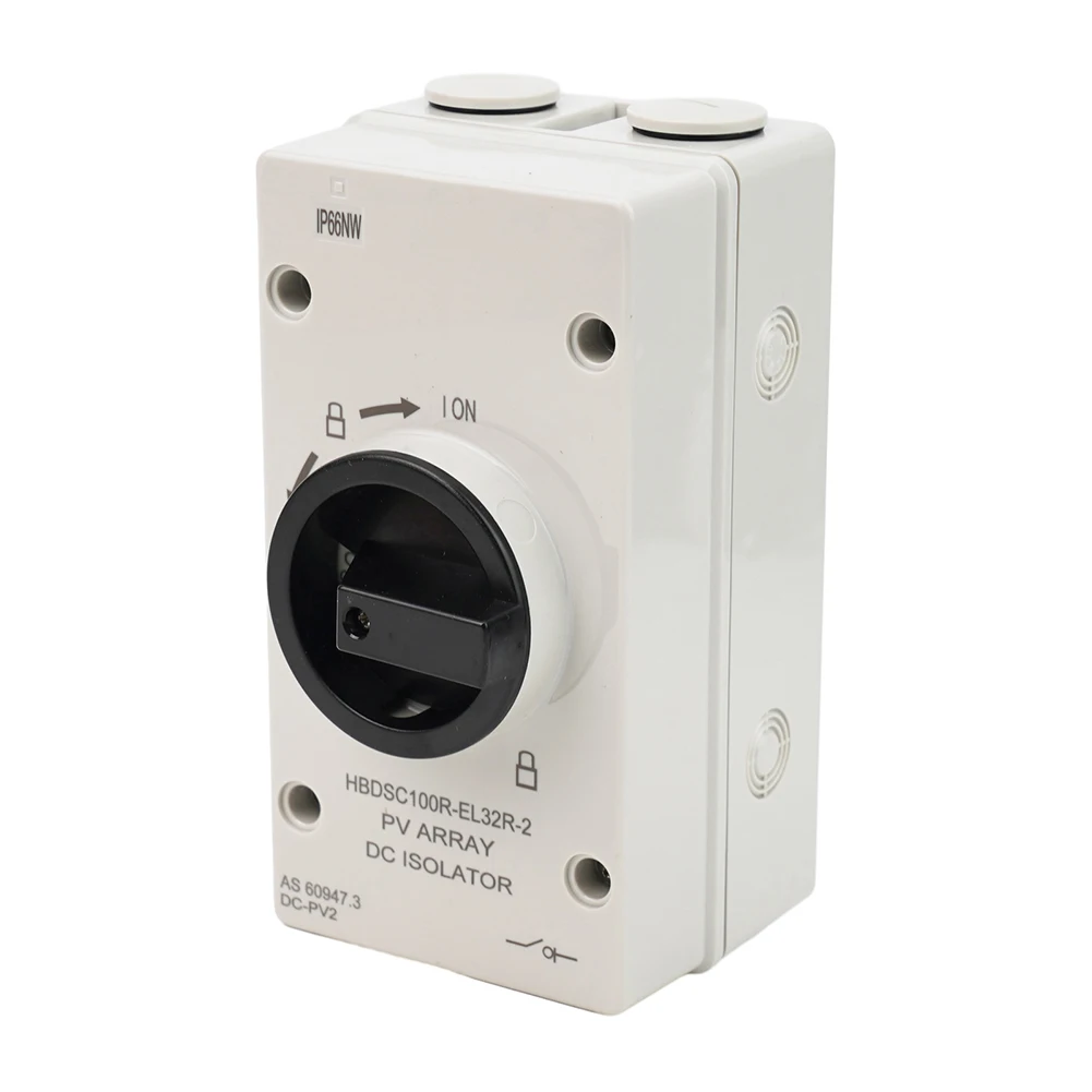 

Автоматический выключатель с изоляцией постоянного тока 2P. Прочная защита IP66 от 16 А и до 1000 В для надежных решения для управления солнечной энергией.