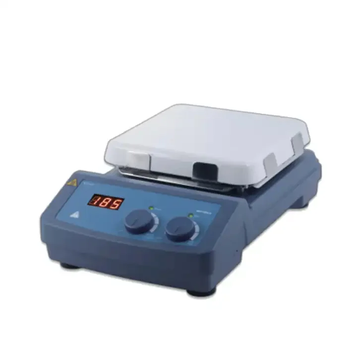 IKEME Lab Hot Plate Mixer High Temperature Control Digital Display Electric Heating Function Magnetic Stirrer With Heating Plate