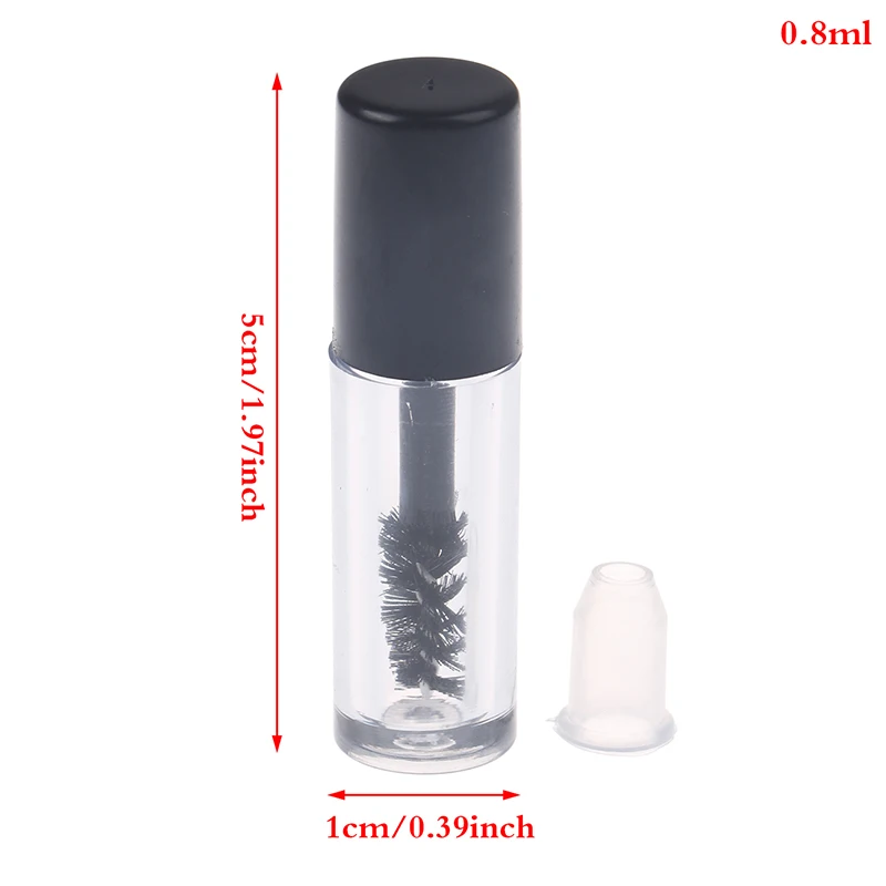 Empty Mascara Bottles With Wand Refillable 5/10Pcs 0.8ml Empty Mascara Tube DIY Wand Eyelash Cream Container Liquid Bottle