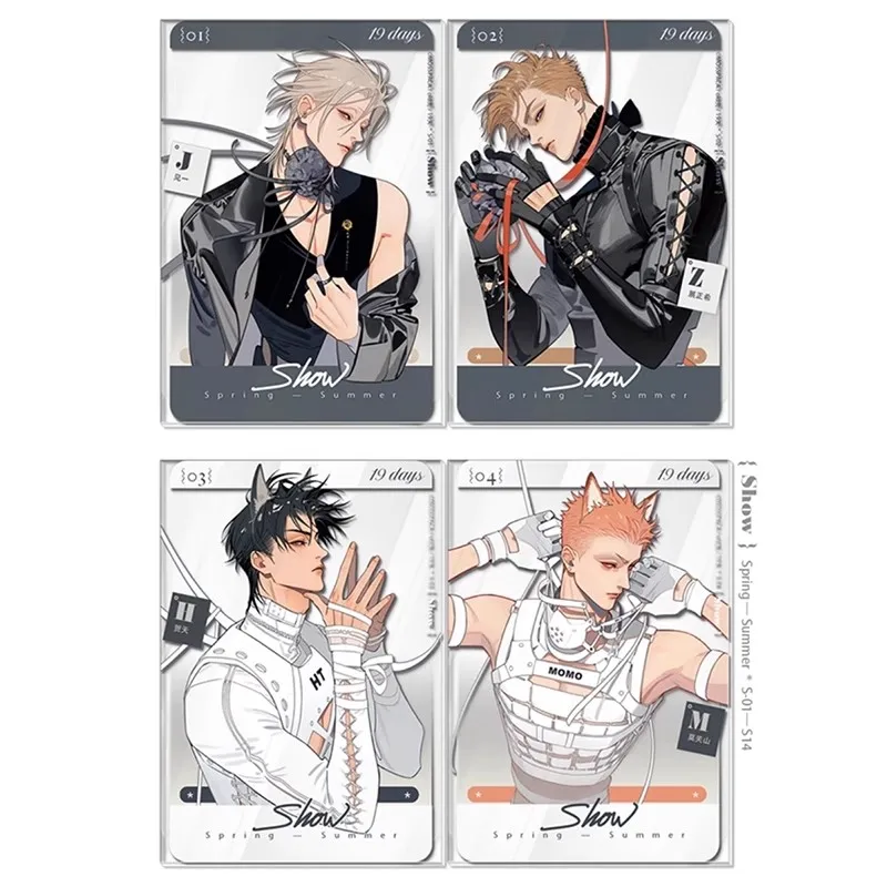 19 Days Old Xian 'Show' Series Acrylic Transparent Cards  Mo Guanshan, He Tian Random Character Surprise Pack