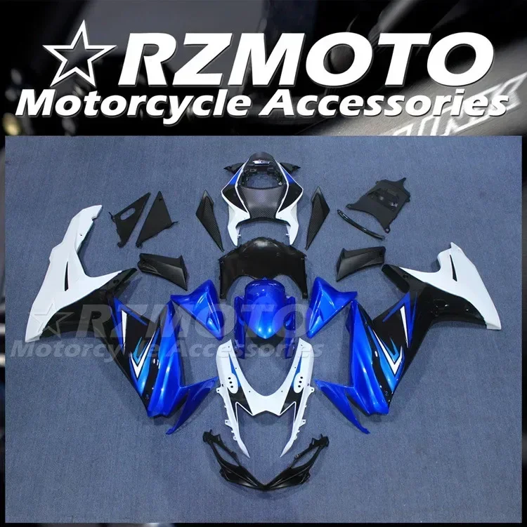 New ABS Motorcycle Fairings Kit Fit For Suzuki GSX-R 600 750 K11 2011 2012 2013 2014 2015 2016 2017 2018 Bodywork Set White Blue