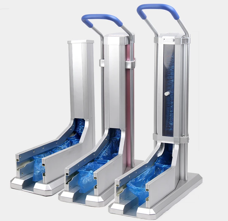 Disposable shoe cover machine, automatic foot cover device, step on the foot to change