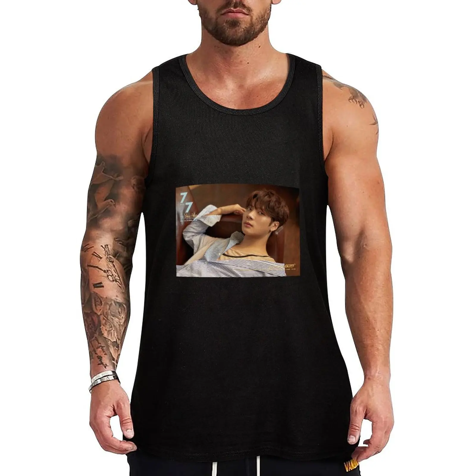 

Got7 Jackson 7 for 7 You Are Tank Top vest men sleeveless shirts summer 2025