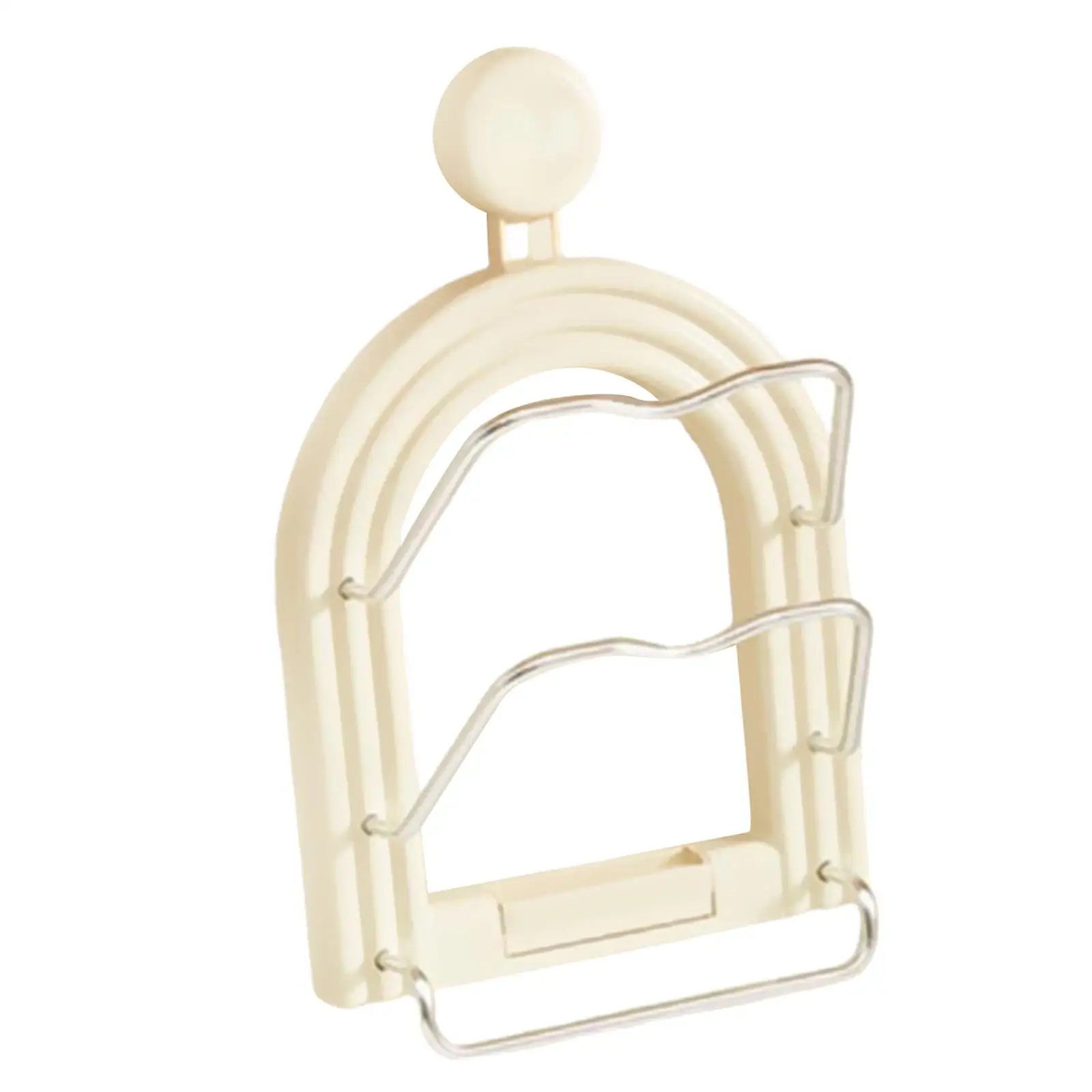 منظم غطاء الوعاء، صينية تصريف كوب الشفط، حامل غطاء مقلاة متعدد الوظائف، طبقتين لمطعم خزانة المطبخ على الحائط