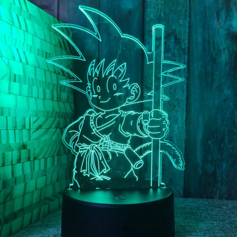 3D Night Light Anime Manga Led Lamp with Remote Control 16 Colors USB Plug for Bedroom Decor Birthday Gift LED Lamp Kid Present