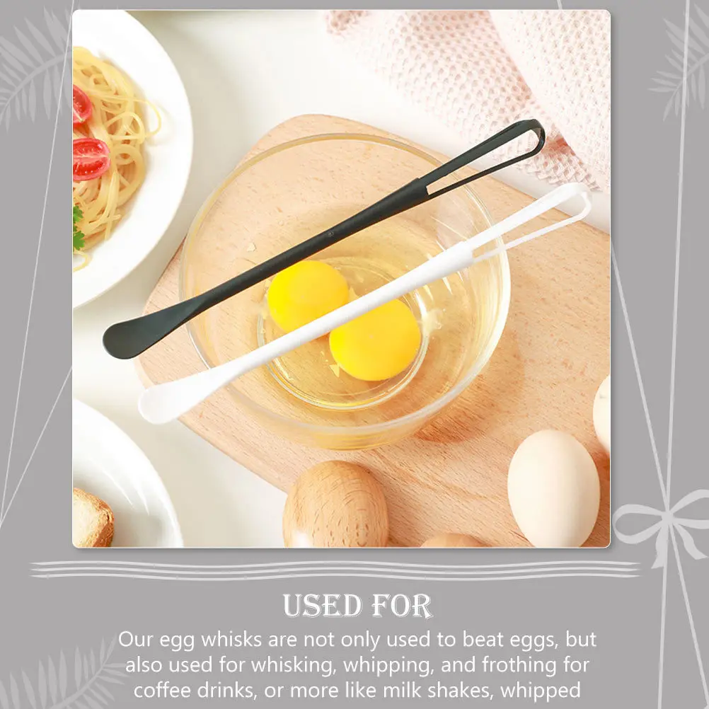 

6pcs Premium Egg Whisks Practical Manual Mixers Ergonomic Cream Beaters Whipping Baking Coffee Kitchen Tools Household