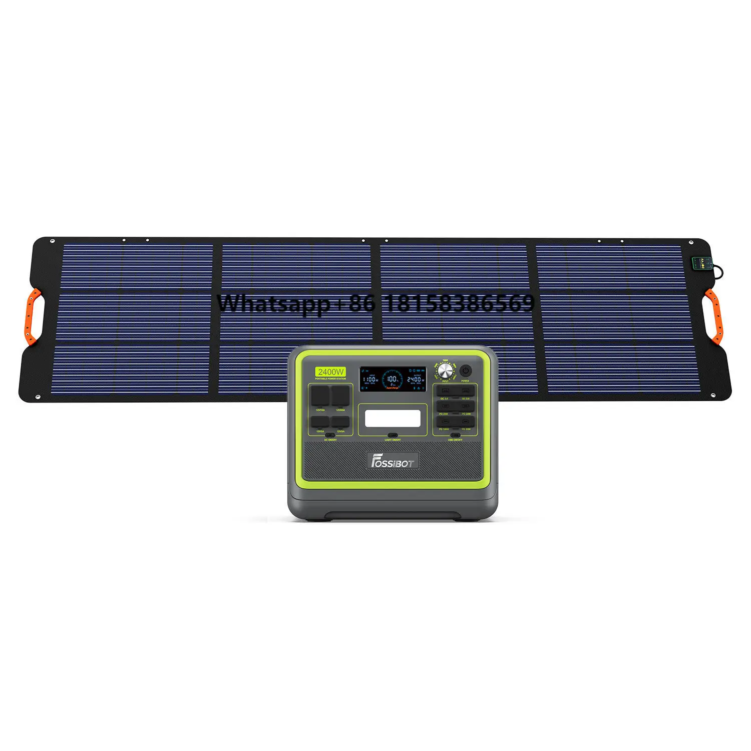 

Fossibot SP200 200W Solar Panel Portable Power Station Universal 200W Solar Panel 50W*4 Foldable Panel High Efficiency MonoCell