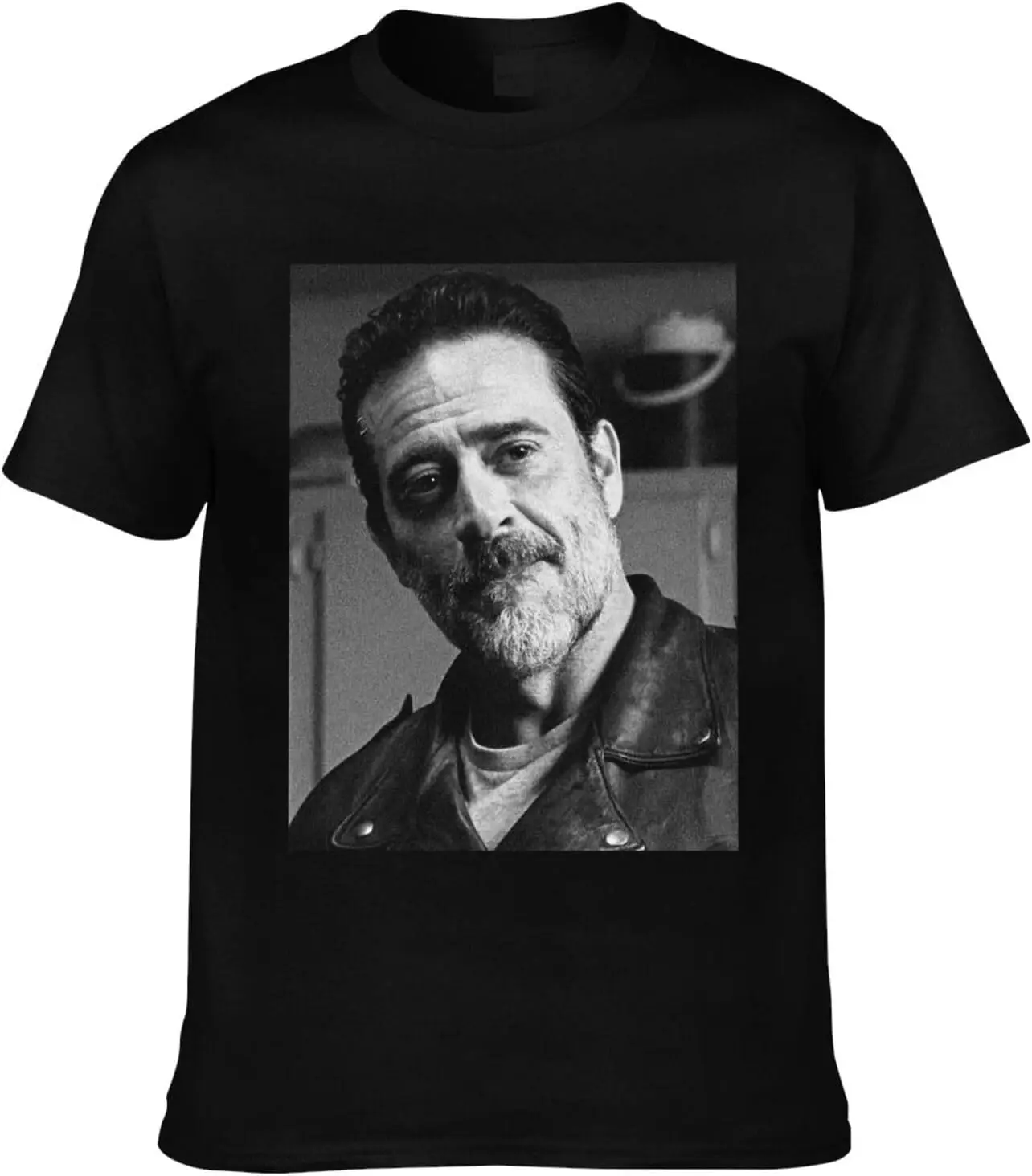 

Jeffrey Dean Morgan T-Shirt Crewneck Negan Top Short-Sleeve T-Shirt 100% Cotton Tees for Men,Women (8Sizes)