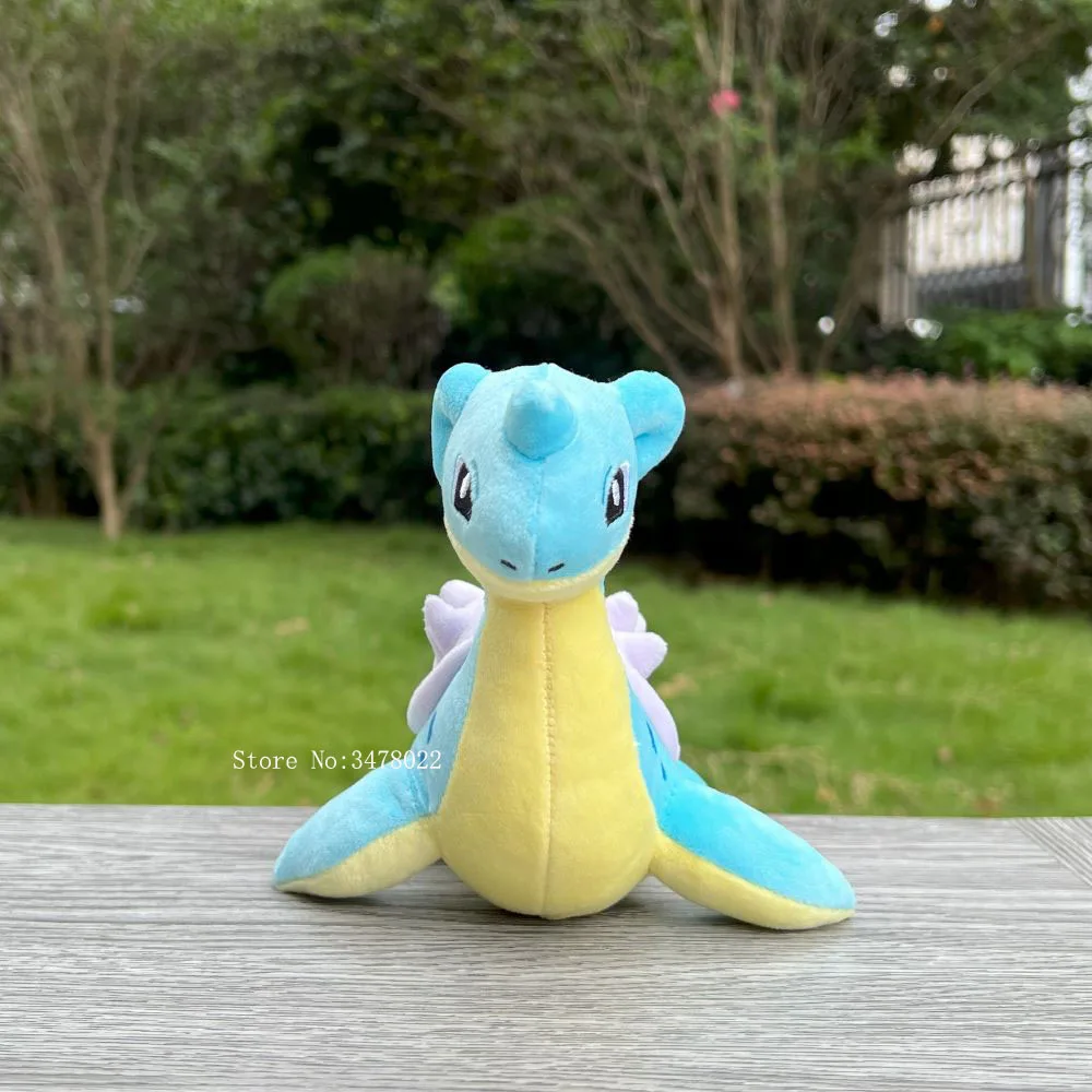 Bonito Pokémon Plush Stuffed Toy, Cartoon Lapras, Soft Doll, Xmas Gift, 14cm