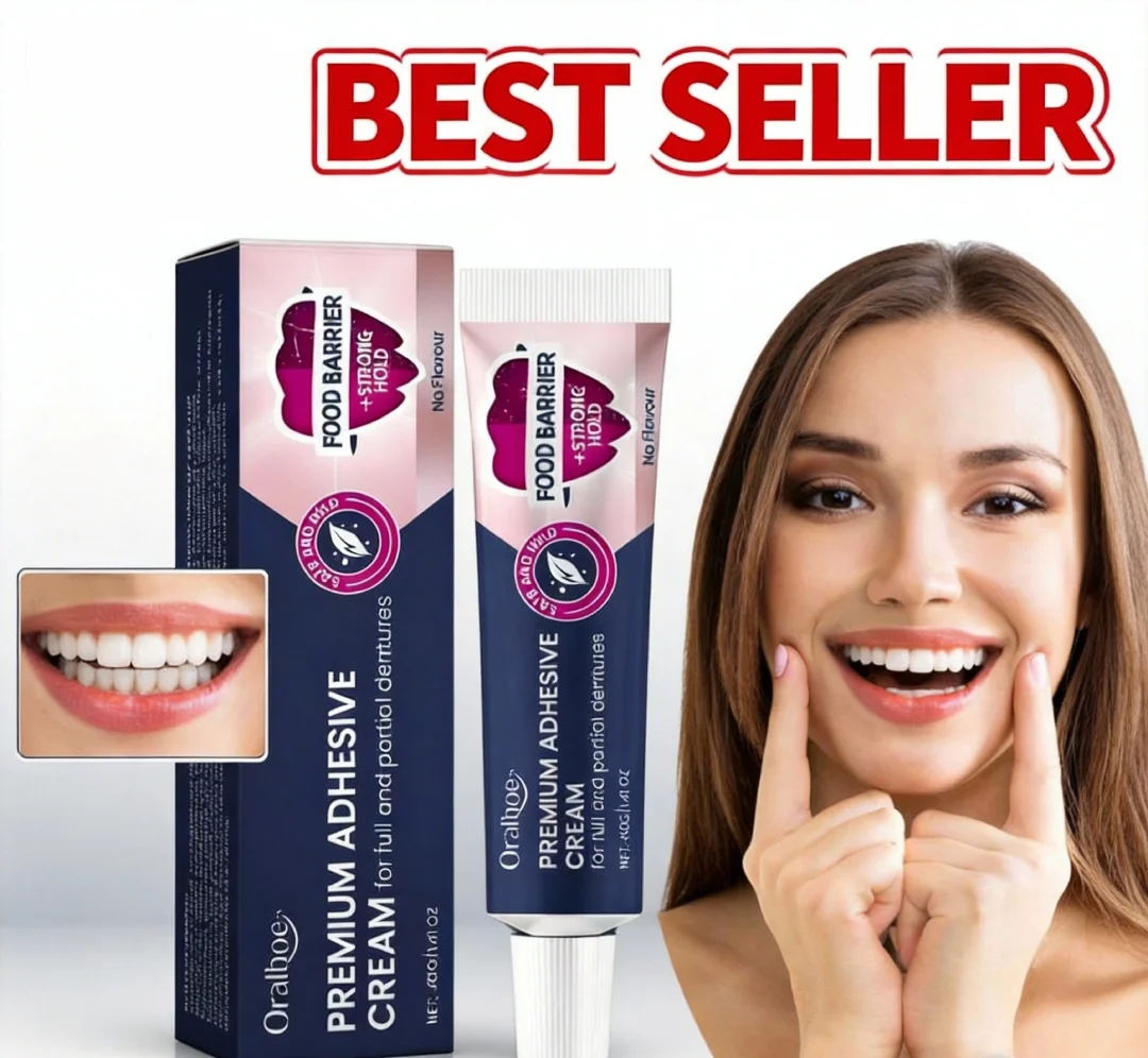 Anti Loose Denture Adhesive Cream Strong Fixation Gum Care Enhance Wearing Comfort Long Lasting Secure Hold Dental Adhesive Past