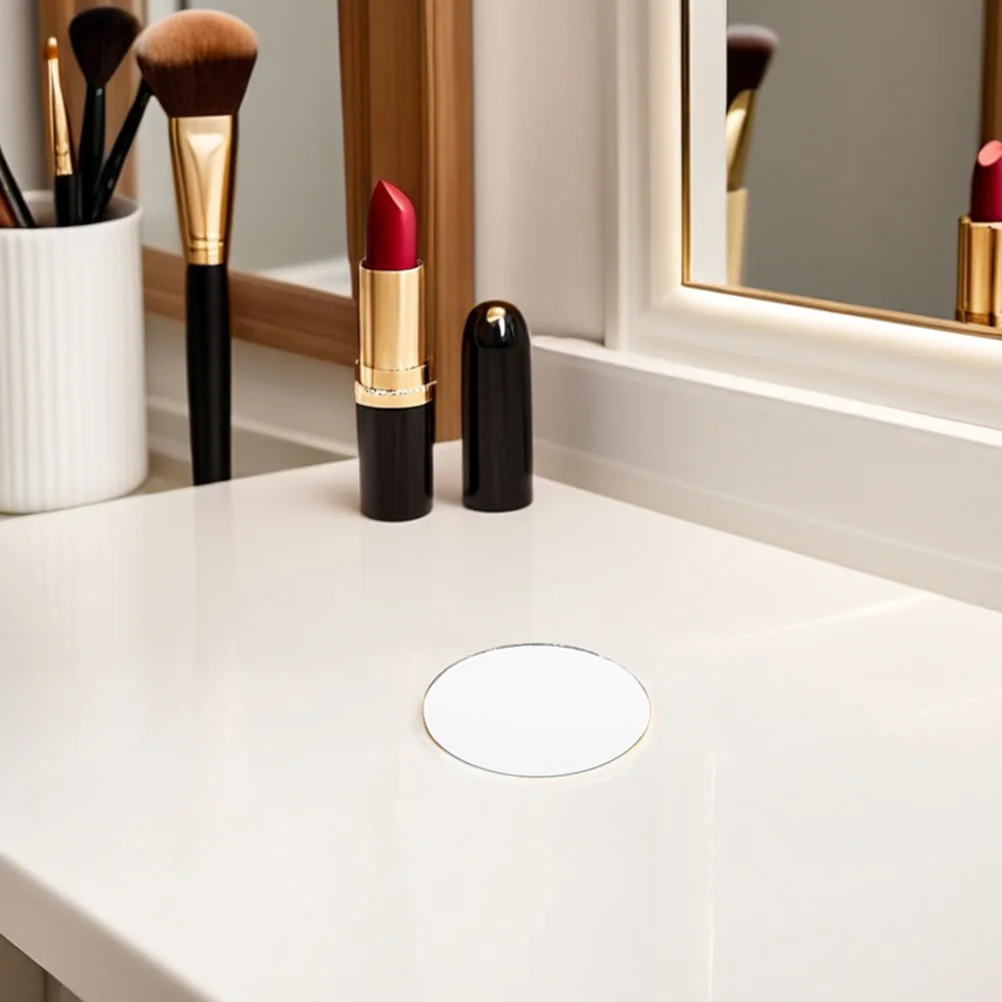 30Pcs Oval Mirror Pieces Small Glass Craft Mirrors for DIY Makeup Resin Art Compact Portable Mirrors Oval Mirror Small