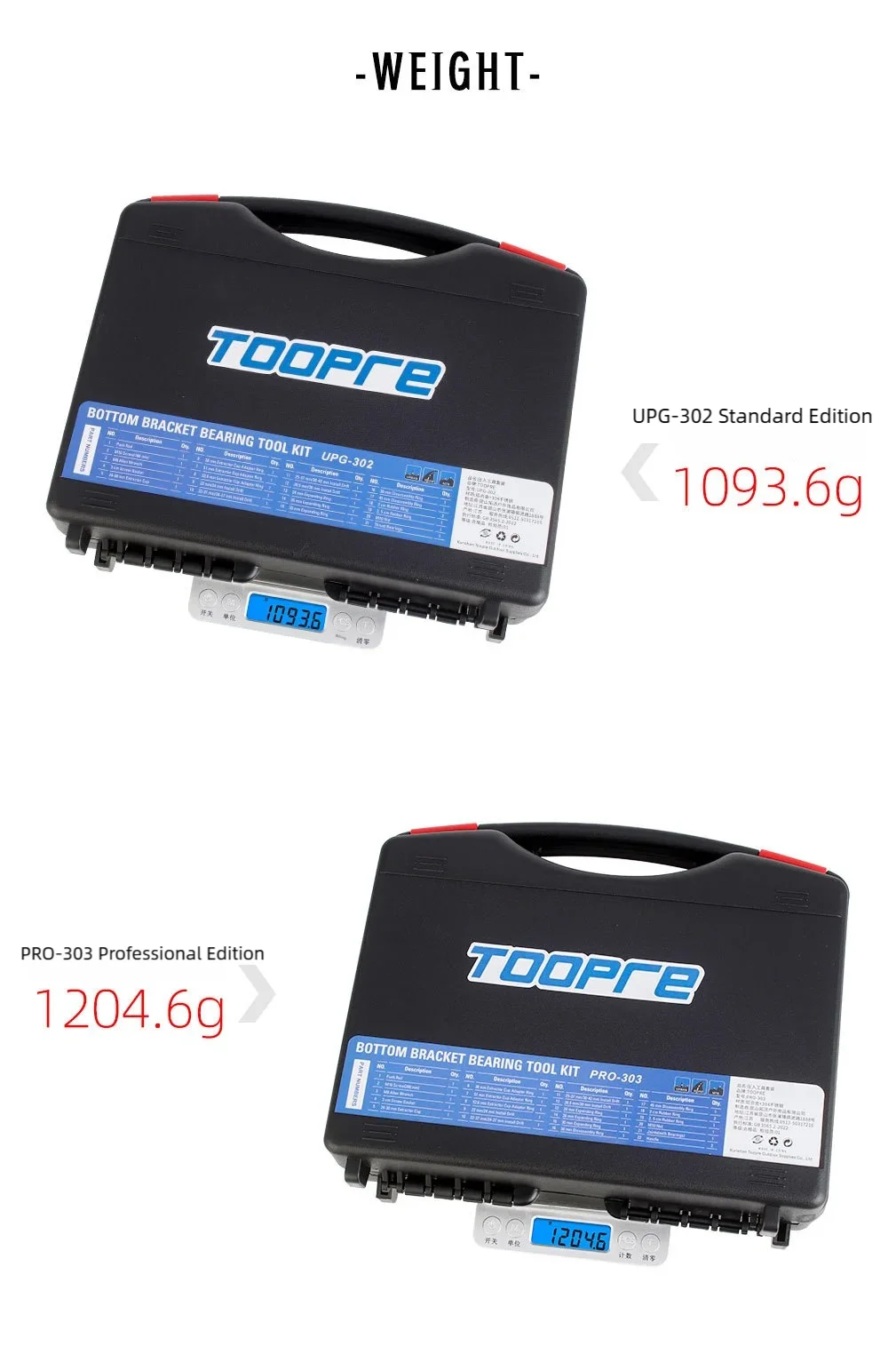 TOOPRE Fahrrad-Innenlager Einpress-Installations- und Demontagewerkzeug MTB Rennrad BB86/PF30/92/386 Lager Universalwerkzeug-Set – Detail 24