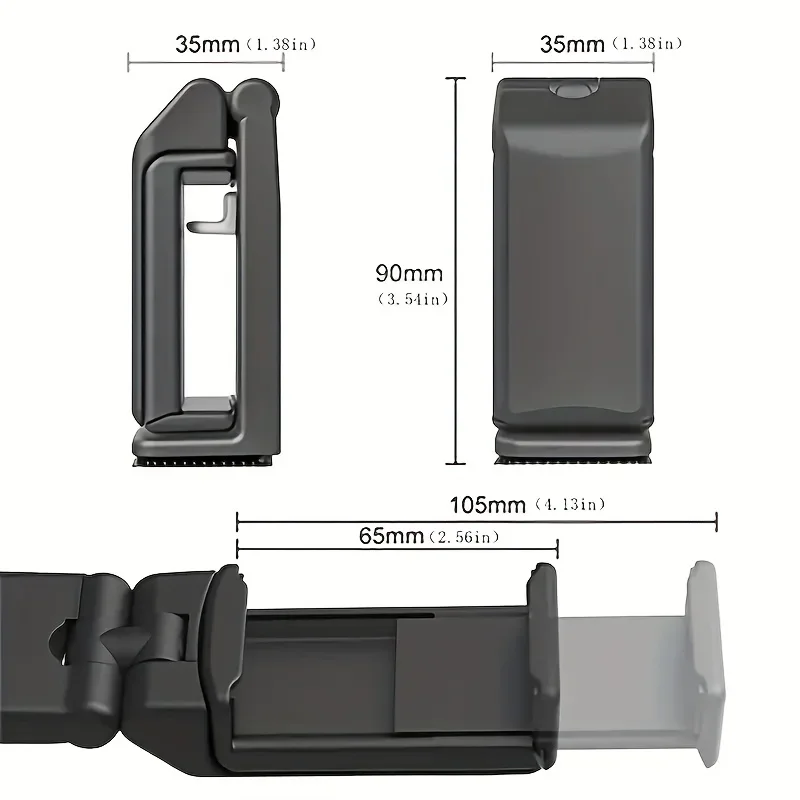 Supporto universale per telefono aereo supporto per cellulare supporto da viaggio portatile da scrivania supporto girevole per Selfie con supporto per sedile del treno