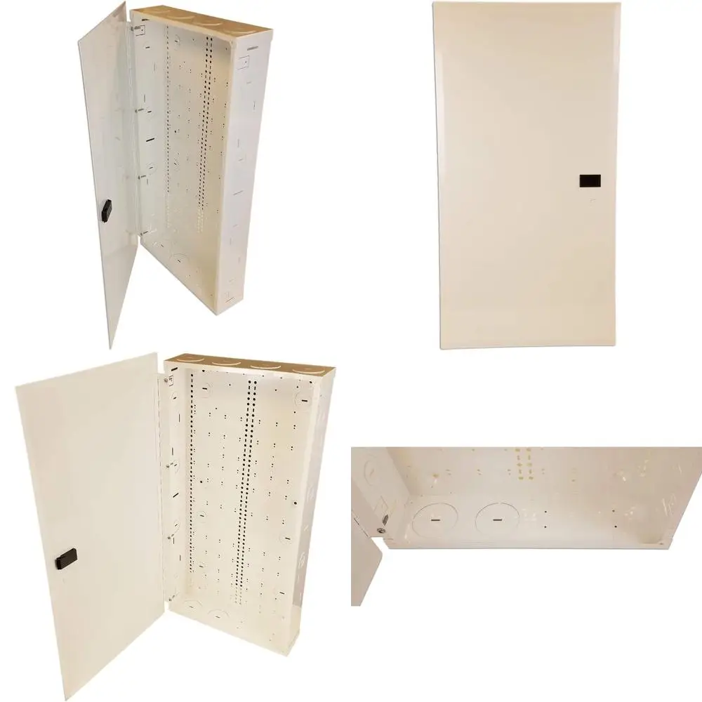 

Белый структурированный шкаф для электропроводки 14,25 x 28 x 4