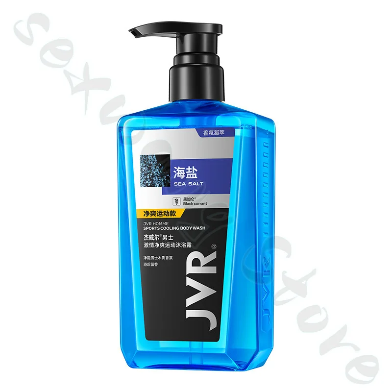 جل الاستحمام المنعش لملح البحر للرجال من JVR، عطر طويل الأمد للجسم بالكامل، رائحة مضادة للعرق، عطر فواكه رياضي #6