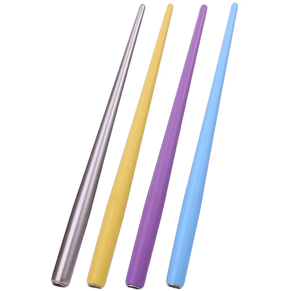 

4Pcs European Style Dip Penholder Compatible Manga Nibs Quality Material Writing Supplies Writing Supplies