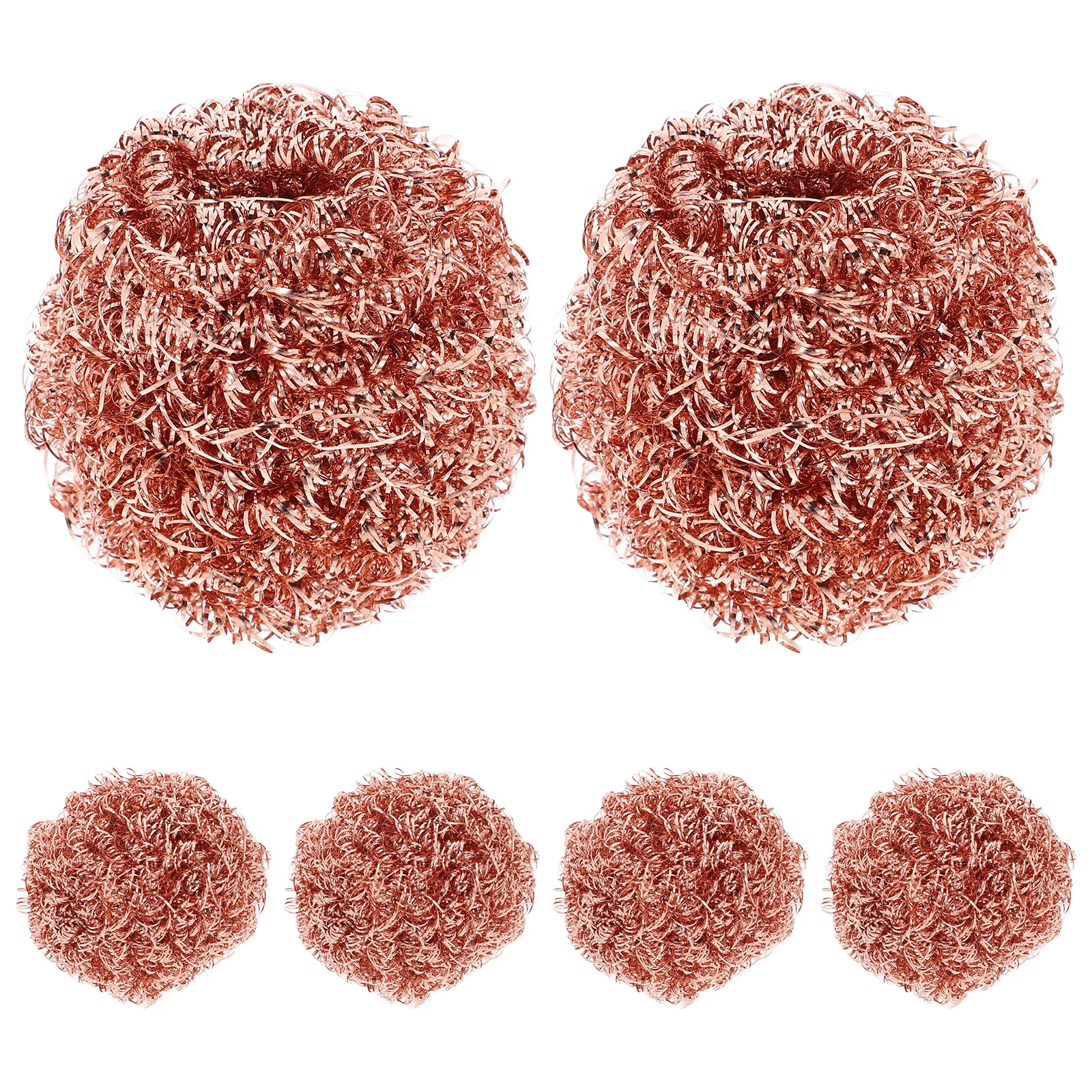 6pcs Tip Cleaner Core Copper Ball High Efficiency Tin Residue Remover Solder Iron Cleaning Tool For Electronics Repair Circuit