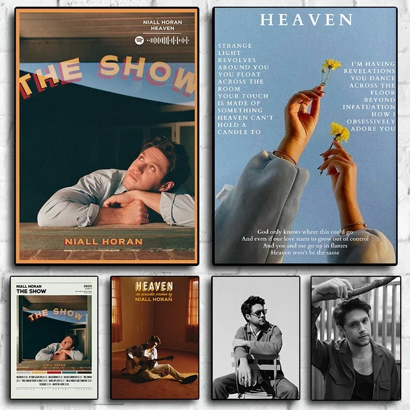 Niall Horan Pop Singer The Show, nuevo álbum de música, póster con letras, pintura en lienzo, imágenes artísticas de pared, decoración del hogar, regalo para seguidores