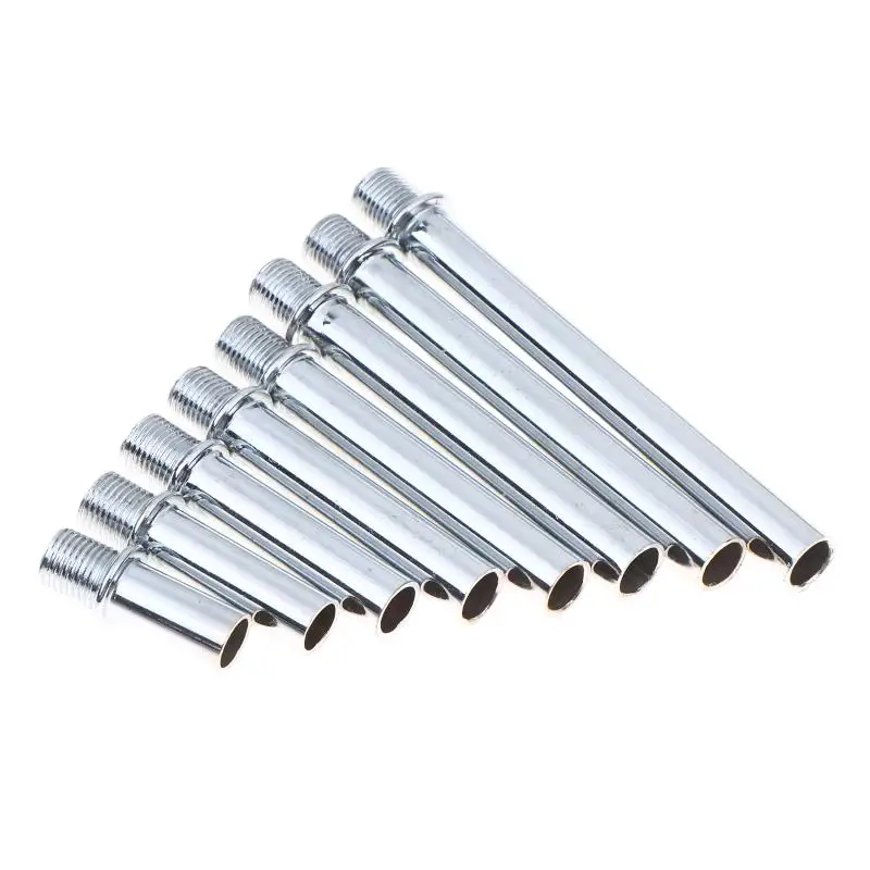 Chrome M10 Single Head Male Threaded Pipe For G4 Lamp Holder DIY Accessories