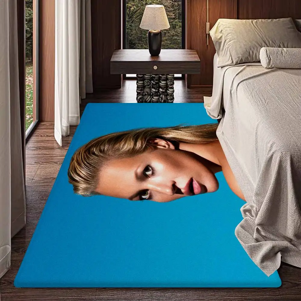 Supermodel Kate Moss Floor Mat Cheaper Anti-slip Modern Living Room Balcony Printed Bedside Mats