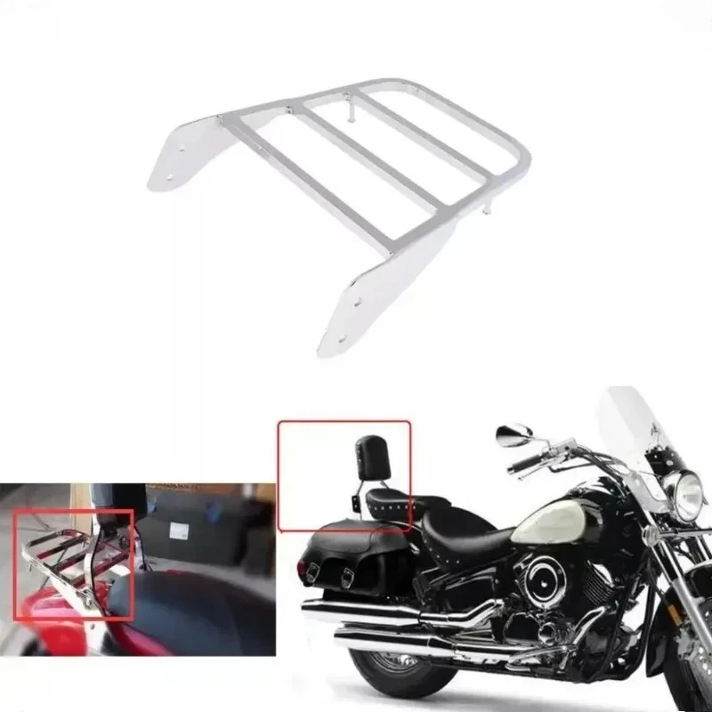 Motorcycle Motobike support Steel Backrest Sissy Bar Luggage Rack Moto for Yamaha V-Star 400 650 1998-2014 V-Star 1100 2000-2011