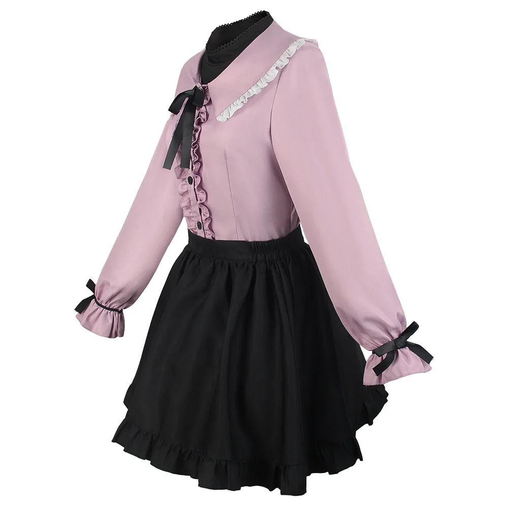 Vampir Miku Cosplay Kostüm Perücke Cosplay Anime Anzug rosa Kawaii Kleid Outfit Uniform Mädchen Frauen Halloween Kostüm Zubehör