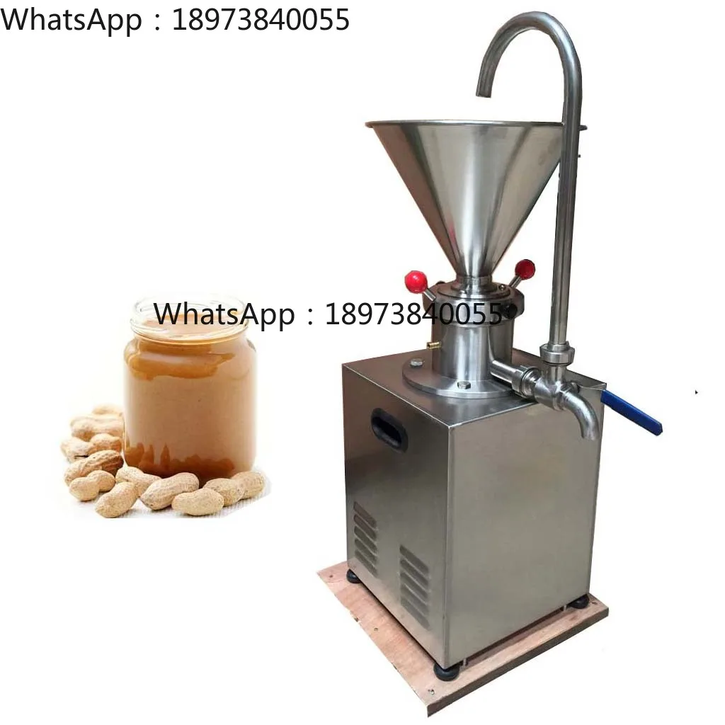Venta superior 50 kg/hora automática y multifunción máquina para hacer mantequilla de maní/tuerca de tigre/máquina de mantequilla de almendras HJ-MJC-60