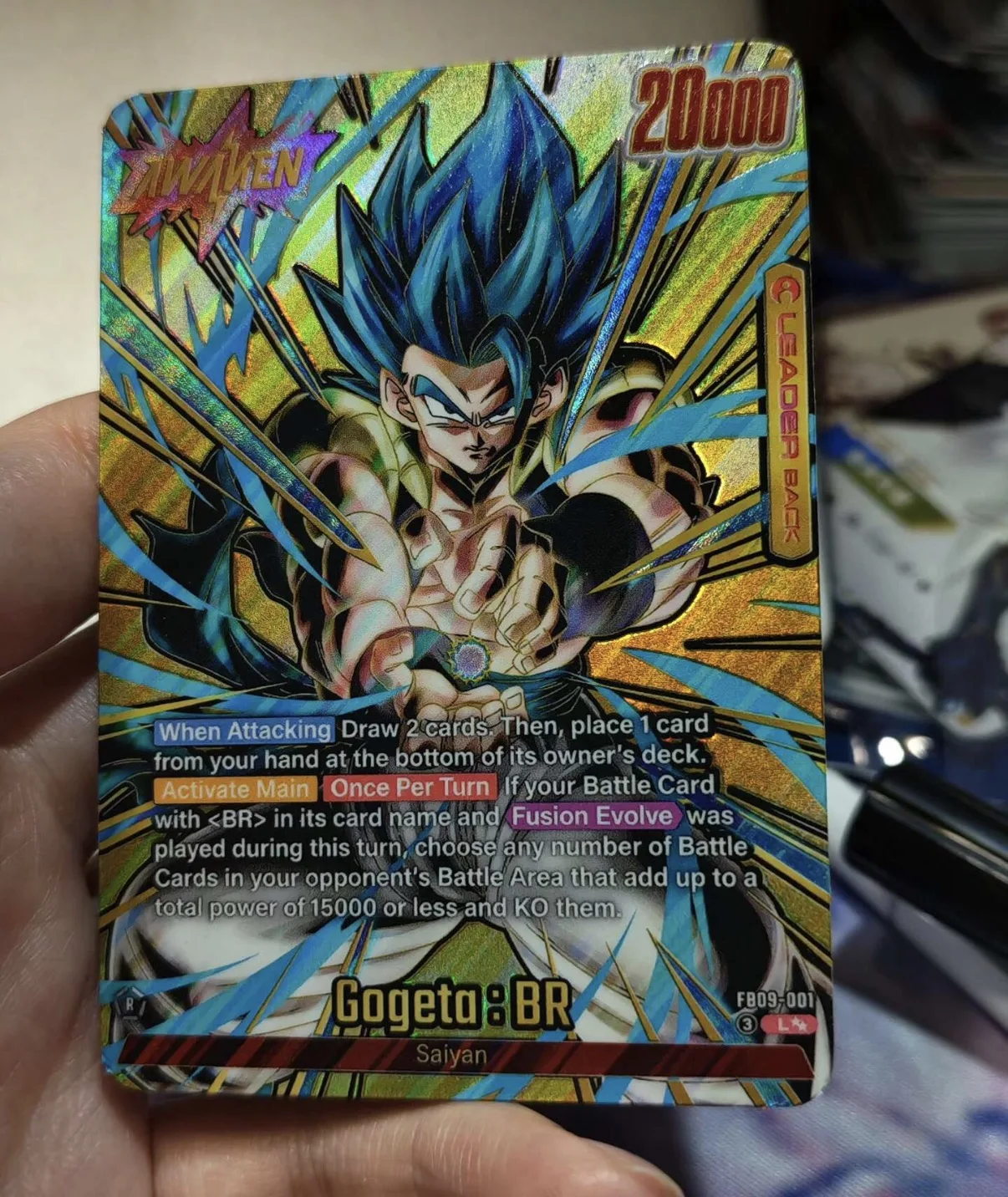 dragon ball super card game gogeta deck Eric | Kame House | Secret Rare Alt Art  BR  FB09-121 #DragonBallCards #DBSCG #FusionWorld #TCG #Gogeta these sleeves are an essential accessory for any Dragonball fan GogetaBR (FB09-007) [Fusion World] (V.1