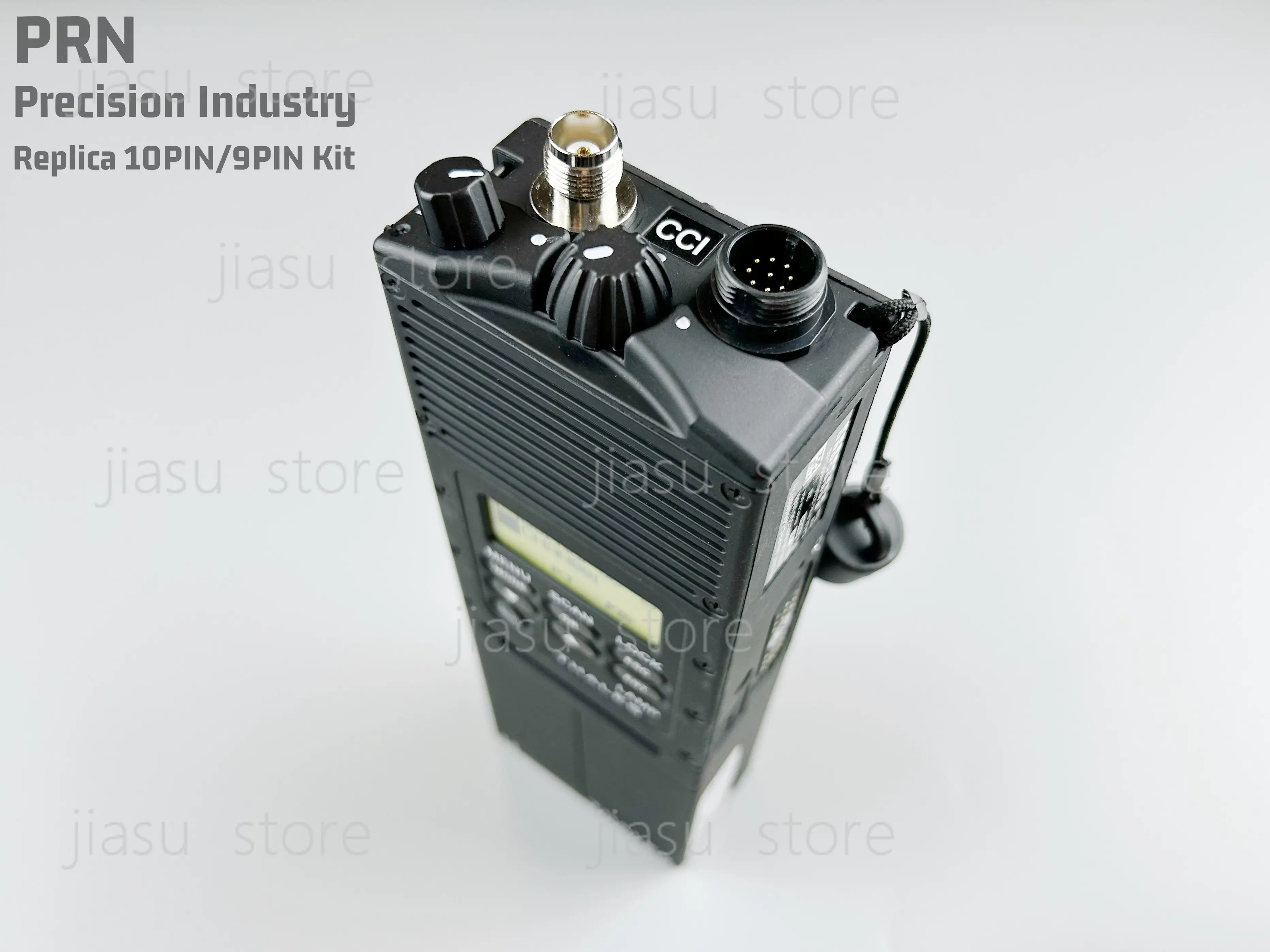 10 PIN Radio Headset Adapter with Military Style Antenna Jack, Built In K Connector, Communication Radio Accessory