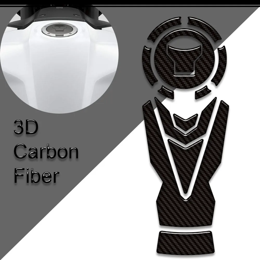 

For Hornet 750 CB750 CB 750 Tank Pad TankPad Cap Grips Gas Fuel Knee Stickers Decals Protector Carbon Fiber 2023 2024 2025 2026