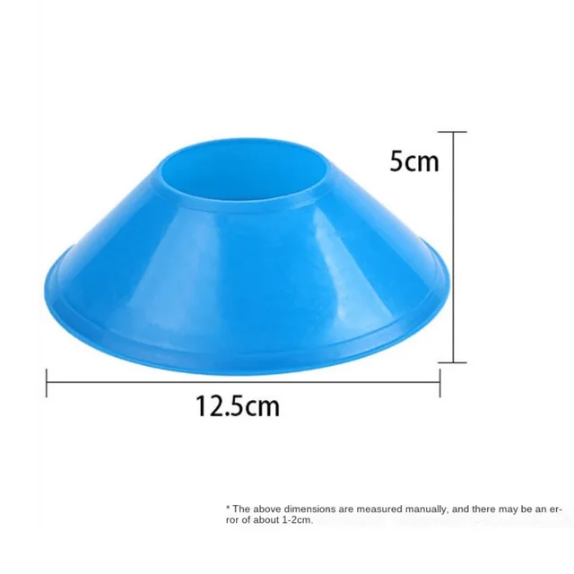 10/20/30pcs Soccer Training Sign Dish Pressure Resistant Cones Marker Discs Bucket Outdoor Basketball Football Training Sports 2