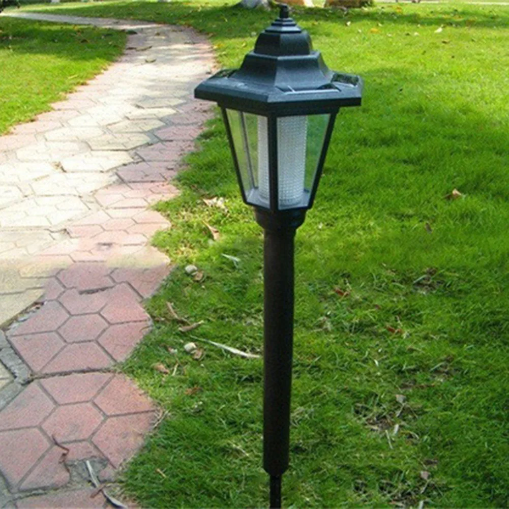 Retro Solar lights Outdoor Hexagonal LED Wall Lamp IP65 Waterproof Lawn Light Landscape Lighting for Courtyard Gargen Decor