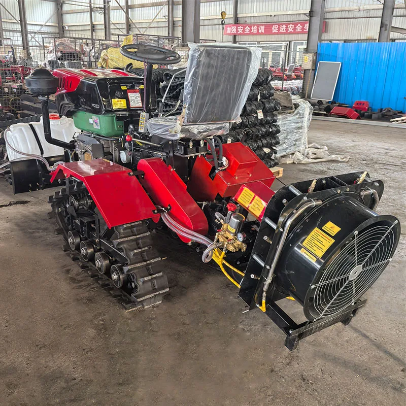 Chinese Mini Crawler Tractor Remote Control Mini Crawler Cultivator Agricultural Machinery Farm Cultivator
