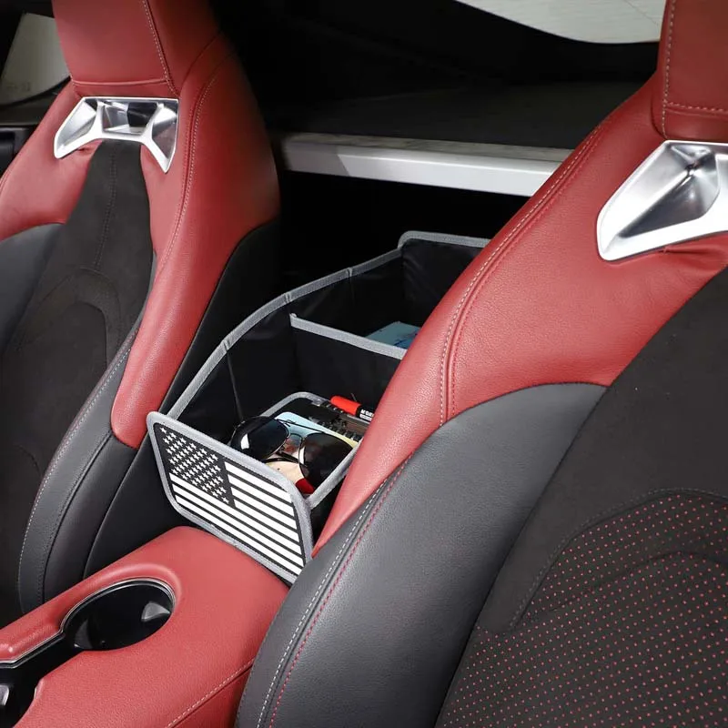 For Toyota GR Supra A90 A91 MK5 2019+ 3Pcs Oxford Cloth Front Seat Gap Storage Box Organizer Caddy Set