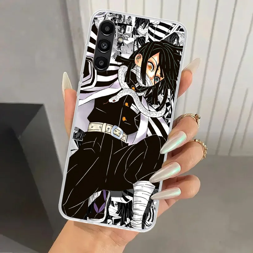 Demon Slayer Iguro Obanai Phone Case for Samsung Galaxy A15 A25 A35 A55 A14 A24 A34 A13 A53 A12 A52S A23 A33 A24 A34 A03S A04S A