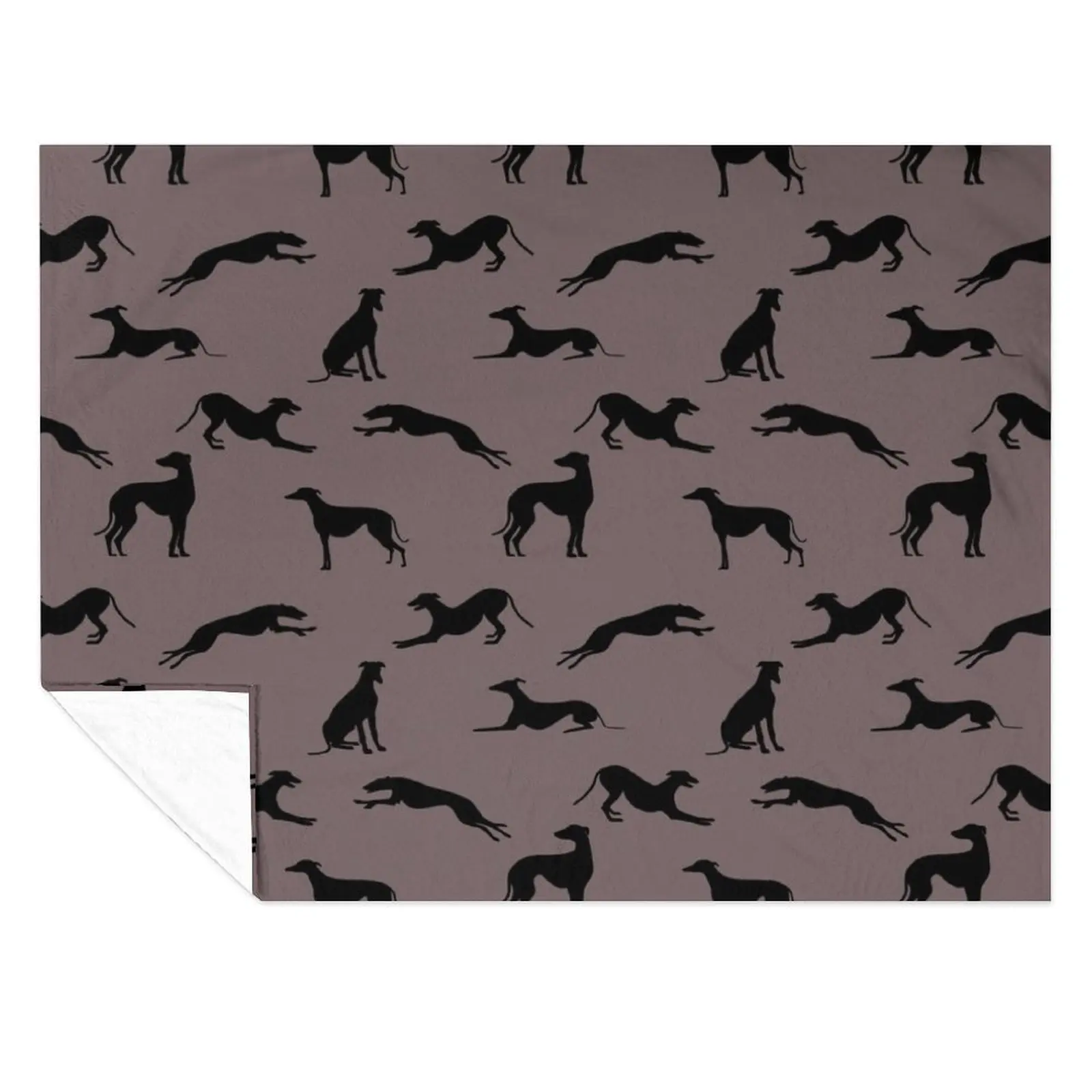 

Greyt Greyhound Silhouettes - 776366 Throw Blanket Large Hair Multi-Purpose Blankets