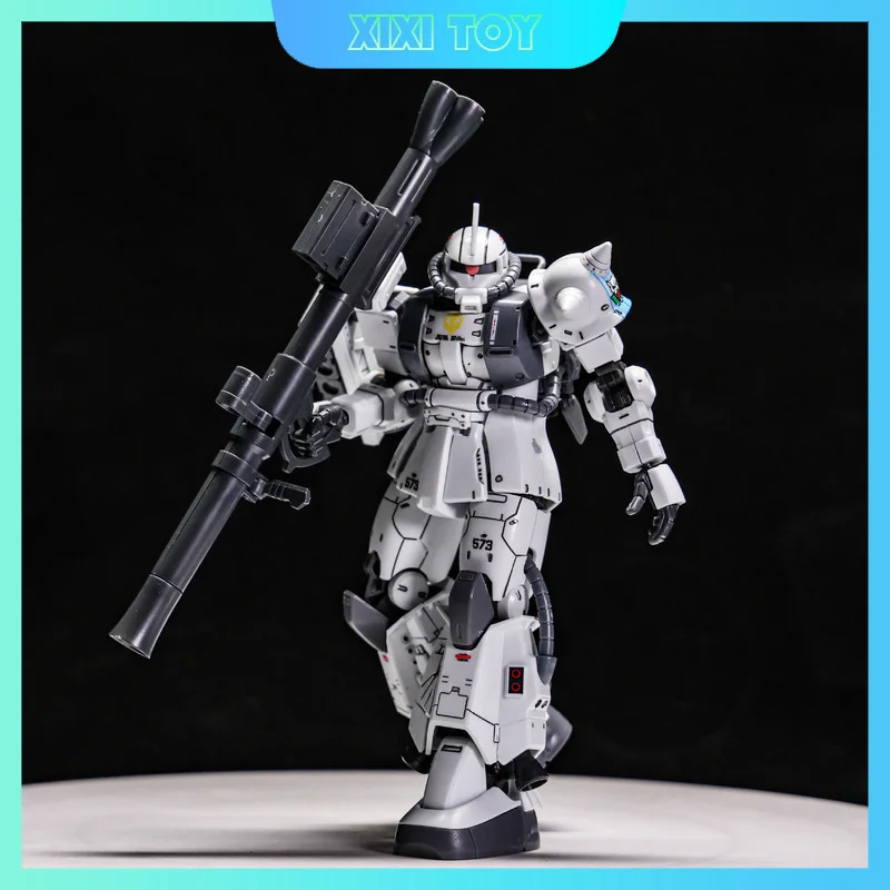 1/144 HG Witte Wolf MS-06R-1A GTO Zaku 2-assemblagemodel Kit Desktop Decoraties Animatie Collectibles Periferie Figuren Cadeau