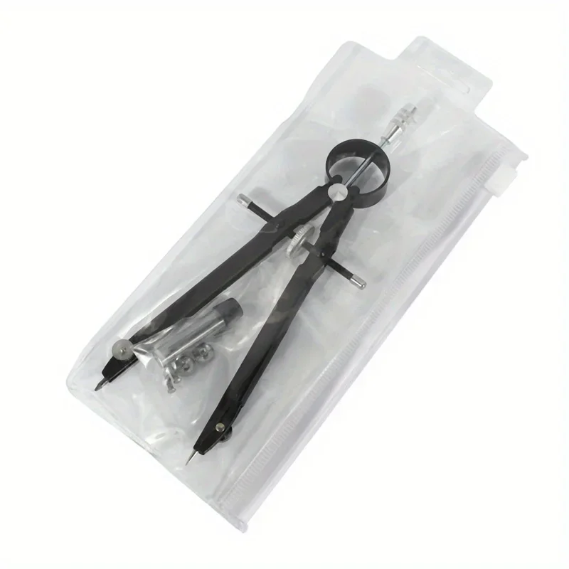 1PC Professional Compass Geometry Set with Lock Math and Precision Compass Metal and Durable for Solid and Plane Precis