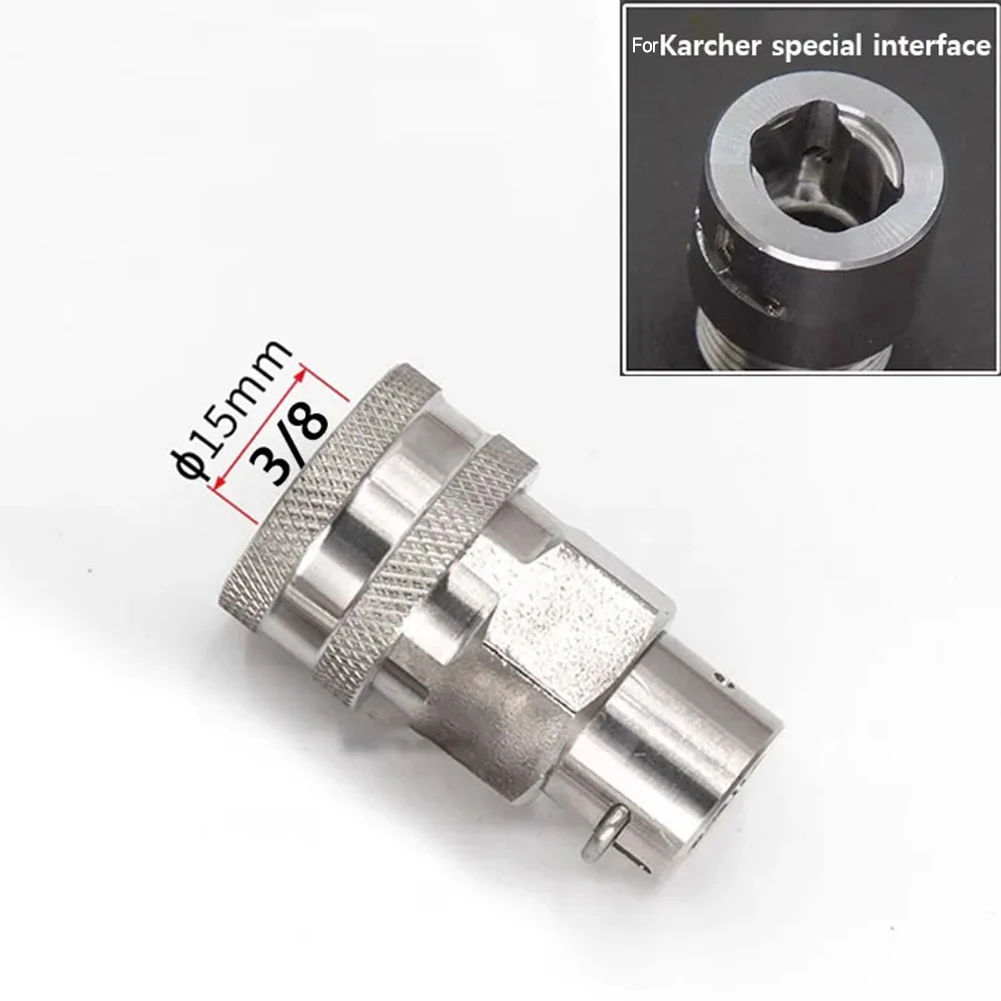 Pressure Fitting 3 8 Quick Connect Optimized Water Flow Easy Attachment Detachment Reduces Knots And Kinks Robust Construction