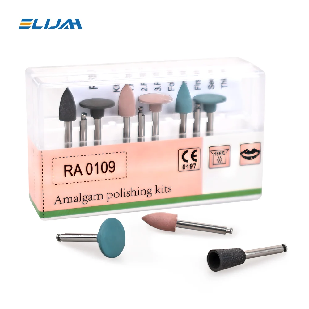 RA0109 Dental Amalgam Polishing Kits Denspay Dental Silver Amalgam Repair Polishing Set Resin Porcelain Polishing Set