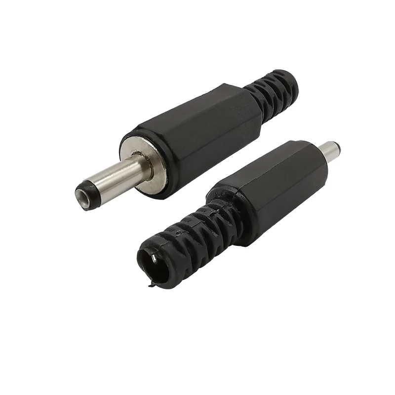 10Pcs 3.5 x 1.3mm 5.5 x 2.1mm 5.5 x 2.5mm 6.5 x 4.4mm DC Power Male Plug Jack Adapter Wire Charging Plug Electric Connector