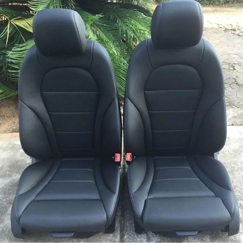 Applicable Mercedes-Benz C-Class (W205) Sport Edition Front Electric Seats Replaced with Custom Seats