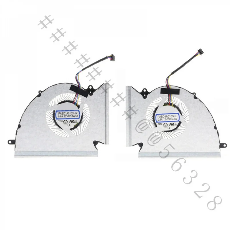 AA+For MSI GP76 GE76 WE76 MS-17K2 MS-17K3 PN PABD1A010SHR N452 New CPU GPU Dual Cooling Fan