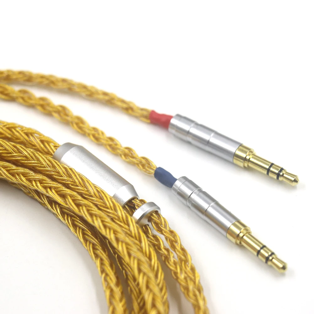 16 Core 99% Gold Plated Headphone Balanced XLR 2.5 4.4 Upgrade Cable for Hifiman SUNDARA SUSVARA Ananda Arya HE4XX  D7200 D9200