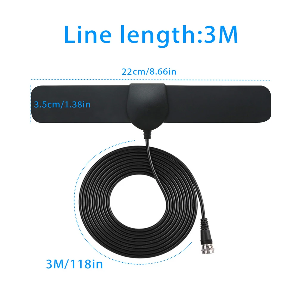 高解像度デジタルTVアンテナ,屋内アンテナ,信号増幅器,DVB-T2,isdbtレシーバー,薄いフィルム,hdtv