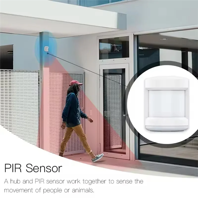 

N01R-Tuya Zigbee PIR Индуктивный детектор человека Интеллектуальный датчик движения Переключатель аварийной сигнализации Переключатель сигнализации Мониторинг связи S