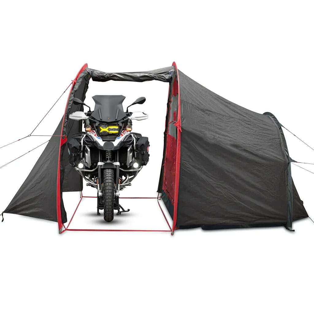 1-2 Person Portable Motorcycle Camping Tent Travel Adventure Shelter Custom Logo Motorcycle Tent Lightweight Waterproof