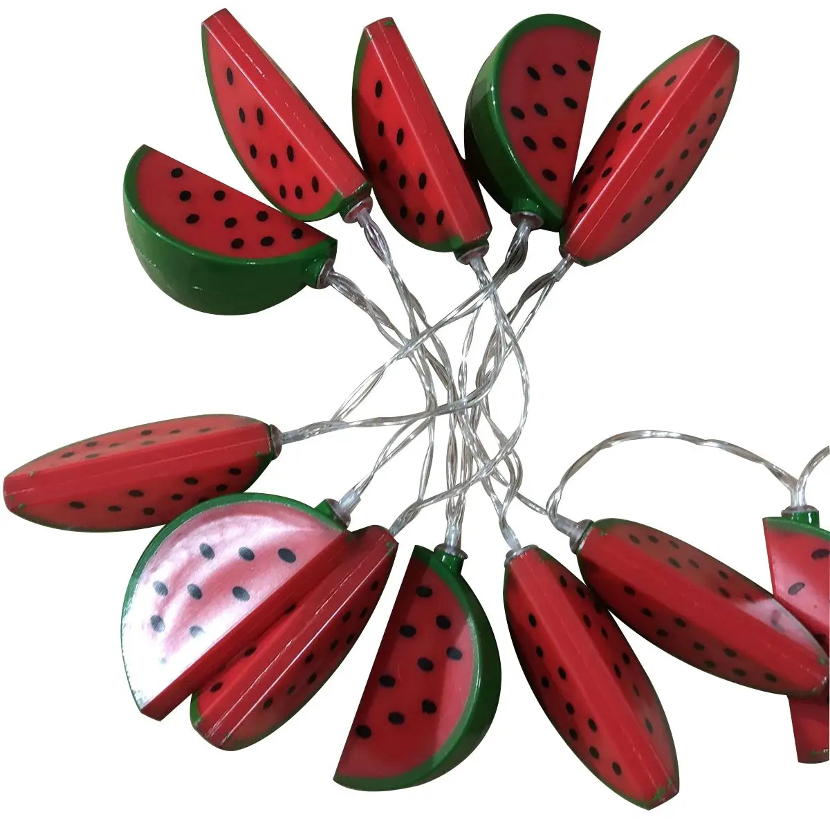 

LED Watermelon String Lights Lovely Fruit Light Decoration for Wedding Party Bedroom Birthday ( 20LEDs)