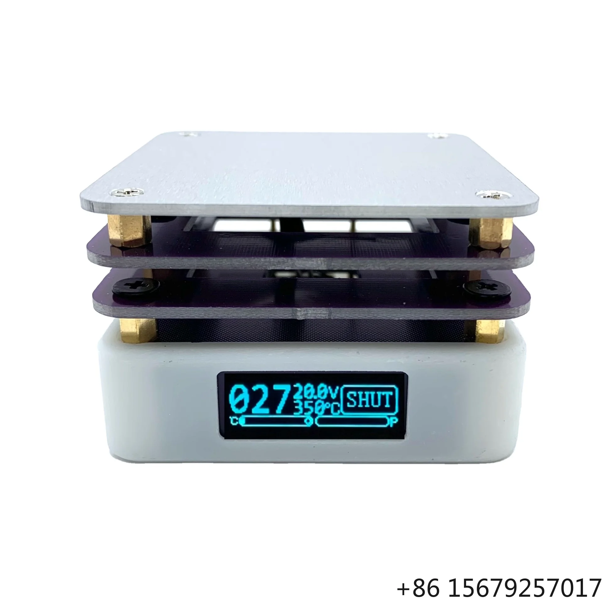 65W Mini Heating Station SMD Preheating Rework Station PCB Board Brazing Desoldering Heating Board LED Strip Repair Tools